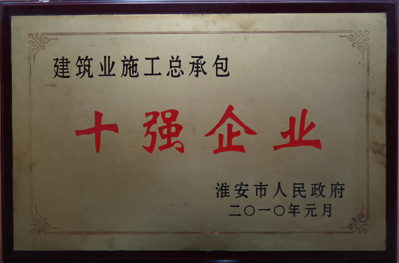 十強(qiáng)企業(yè)
